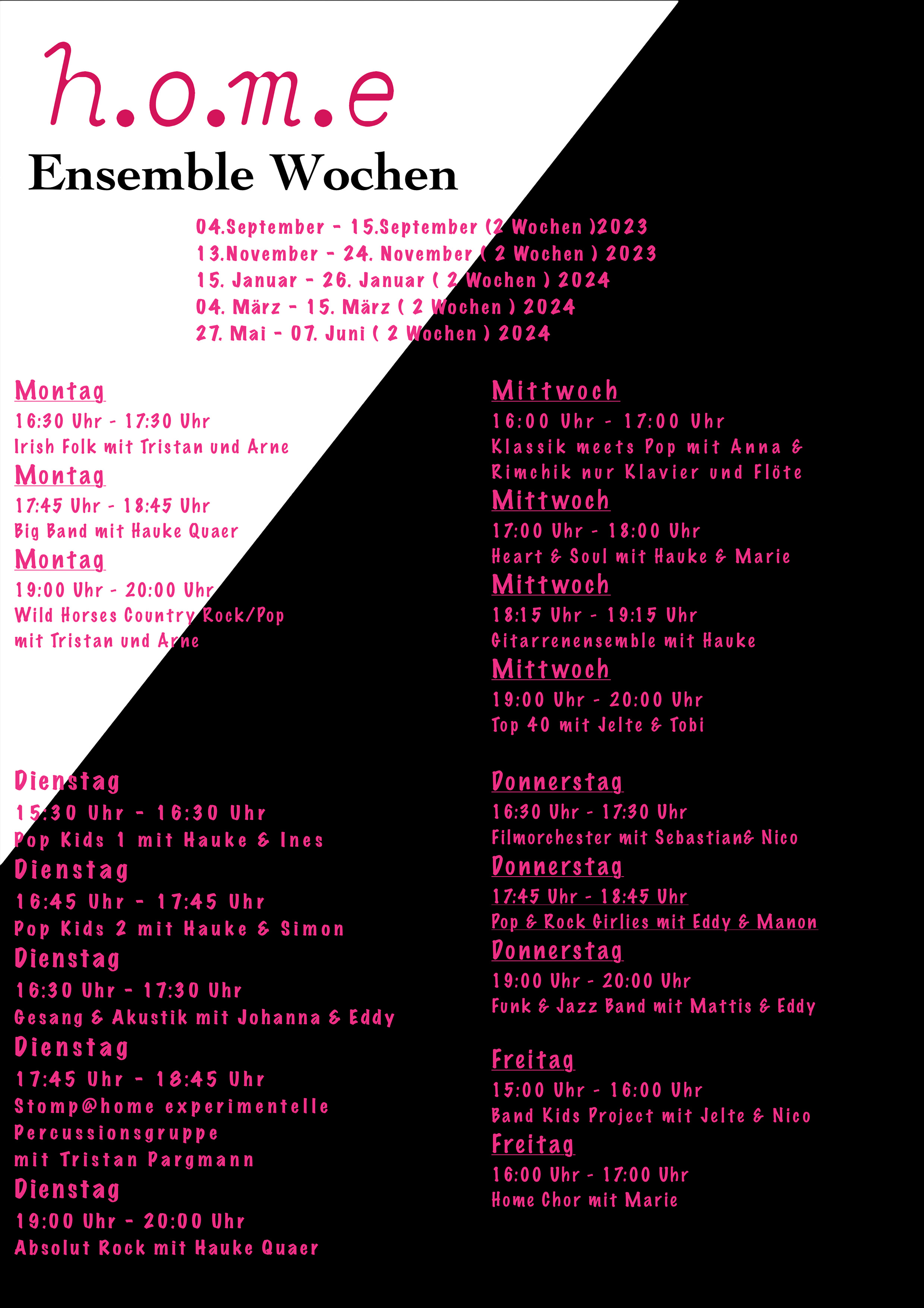 h.o.m.e — House of Music Education in Oldenburg Mehr als eine Musikschule